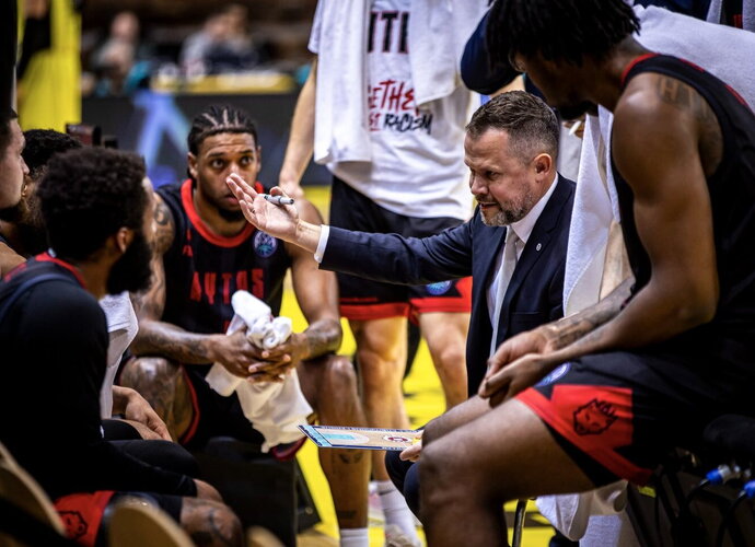 G.Žibėnas džiaugėsi pergale (FIBA Europe nuotr.)