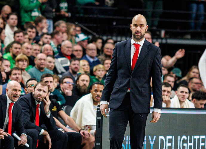 V.Spanoulis palieka Monaką (BNS nuotr.)
