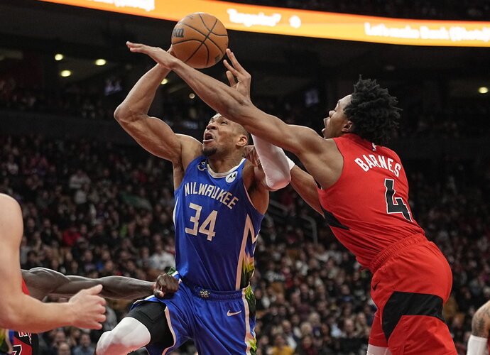 G.Antetokounmpo pasiekė sunkią pergalę (Scanpix nuotr.)