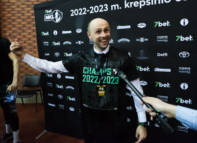 V.Pliauga atvedė „Žalgirio“ jaunimą iki aukso (Dainius Lukšta, NKL)