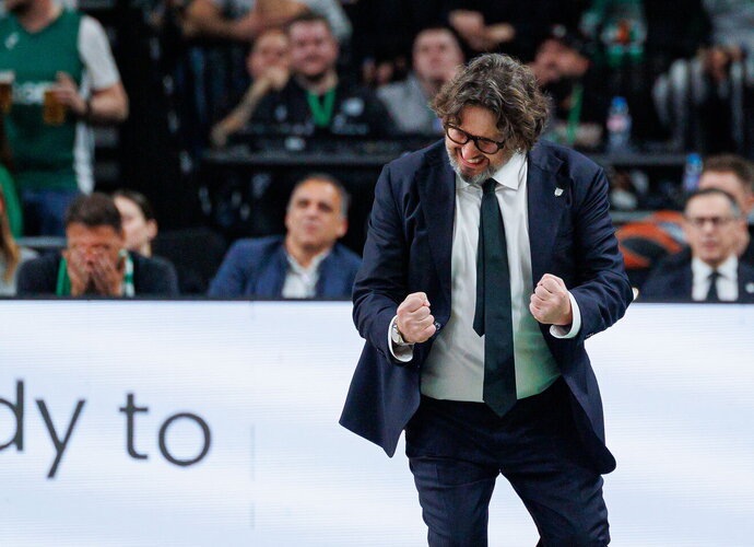 A.Trinchieri buvo itin laimingas dėl pergalės (BNS nuotr.)