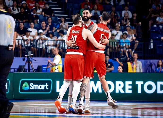 Aiškūs Sakartvelo kandidatai (FIBA nuotr.)