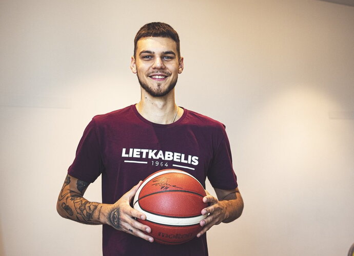 D.Sirvydis džiaugėsi papildęs Panevėžio ekipą (Foto: Indrė Cibulskaitė)