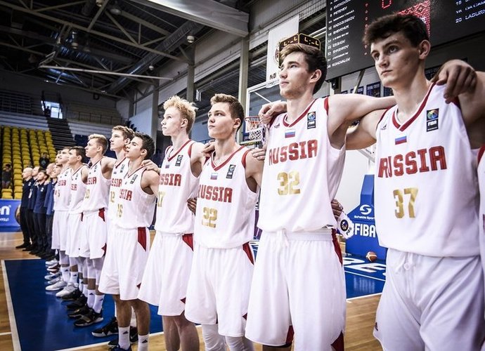 Rusijos rinktinė mes iššūkį lietuviams (FIBA Europe nuotr.)