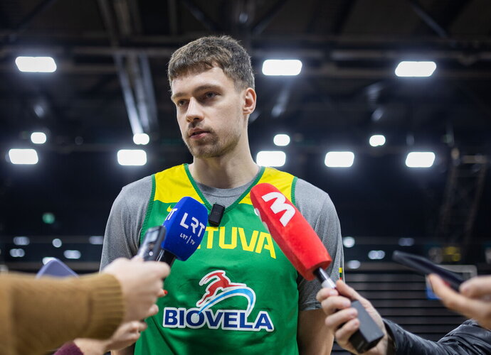 M.Blaževičius ruošiasi pasaulio čempionato atrankai (BNS nuotr.)