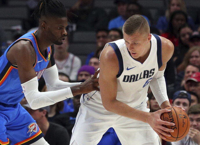K.Porzingis atkovojo 13 kamuolių (Scanpix nuotr.)