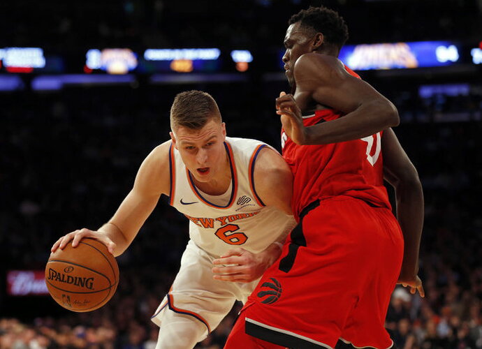K.Porzingis sužavėjo NBA legendą (Scanpix nuotr.)