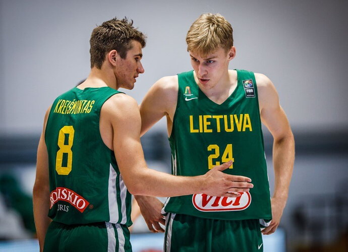 Lietuviai pasiekė pirmą pergalę (FIBA nuotr.)