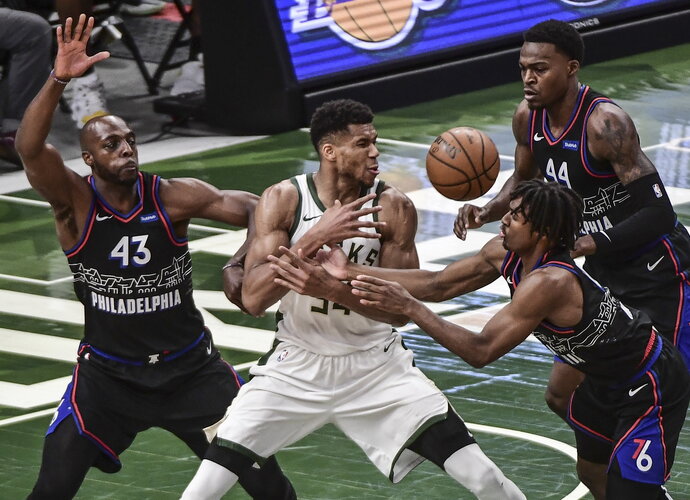 G.Antetokounmpo buvo itin solidus (Scanpix nuotr.)