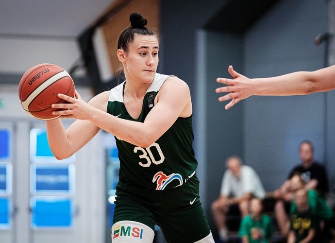 A.Zdanevičiūtė buvo ryškia rinktinės lydere (FIBA Europe nuotr.)