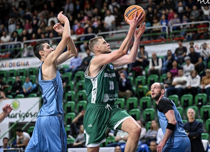 E.Bendžius naudojosi esminiu savo ginklu (FIBA Europe nuotr.)