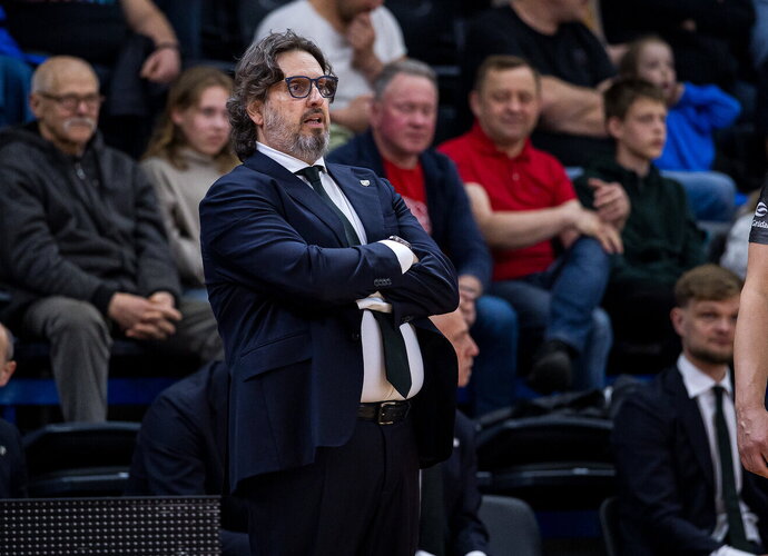 A.Trinchieri apžvelgė rungtynes (Foto: Rokas Lukoševičius)