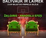 Siūlome laimėti du bilietus į rungtynes tarp „Žalgirio“ ir „Anadolu Efes“ ekipų
