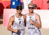 Ch.Budingeris (dešinėje) olimpiadoje žais tinklinį