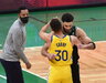 S.Curry ir J.Tatumas surengė puikų pasirodymą (Scanpix nuotr.)