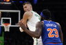 K.Porzingis buvo našus puolime (Scanpix nuotr.)