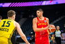 Juodkalniečiai mačo pradžioje nežymiai pirmauja (FIBA nuotr.)