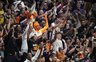 NBA arenose gerbėjai rinkosi itin gausiai (Scanpix nuotr.)