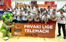 Šentjuro krepšininkai Slovėnijos čempionate triumfavo pirmą kartą
