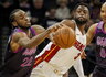 D.Wade'as prametė pergalingu galėjusį tapti metimą (Scanpix nuotr.)