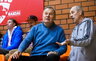 M.Paulauskas palaiko savo miesto ekipą (Vido Venslovaičio nuotr.)